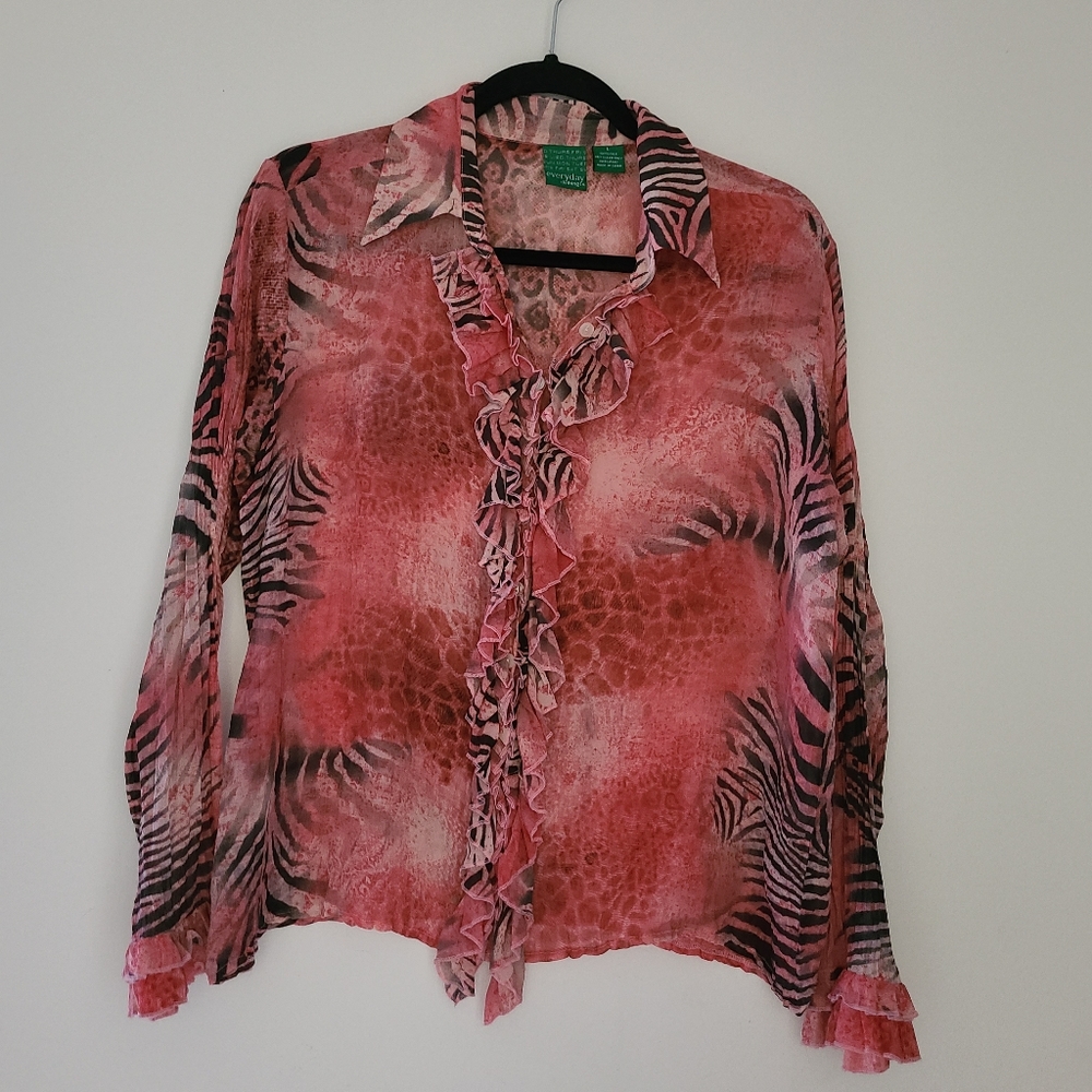 EVERYDAY CLOTHING CO. silk shirt